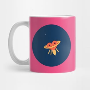 UFO Heart Love Mug